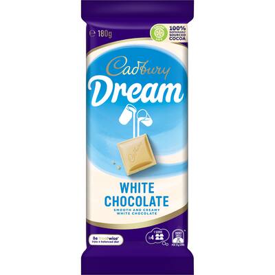 cadbury chocolate dream white chocolate