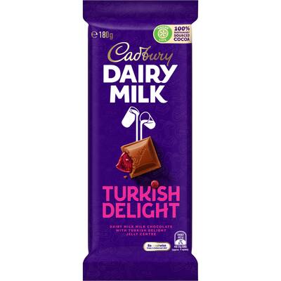 cadbury chocolate dairy milk turkish delight