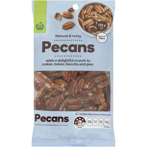 Woolworths Pecans 150g bunch