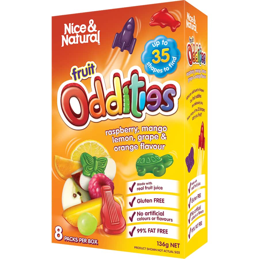 Nice & Natural Fruit Snacks Oddities