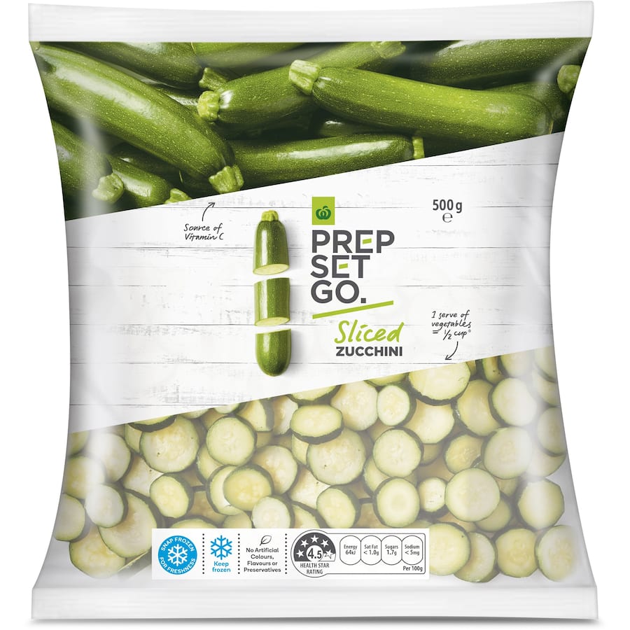 Prep Set Go Frozen Sliced Zucchini