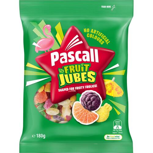 Pascall Lollies Fruit Jubes