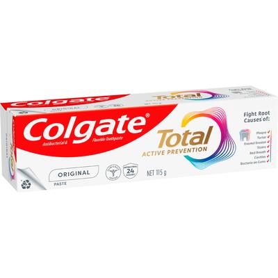 colgate total antibacterial toothpaste original