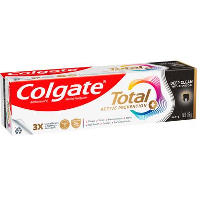 colgate total antibacterial toothpaste charcoal