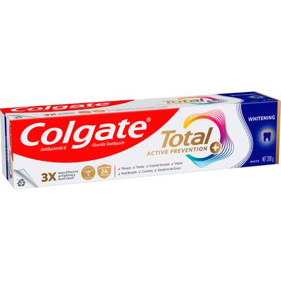 colgate total antibacterial toothpaste whitening