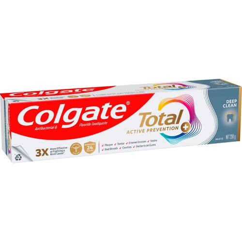 Colgate Total Antibacterial Toothpaste Deep Clean Value Pack