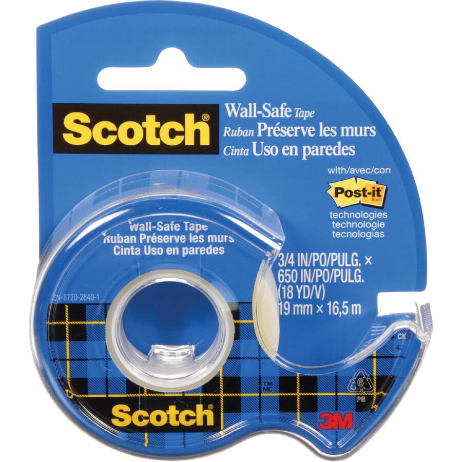 Scotch Tape Dispenser Wall-Safe 19Mm X 16M