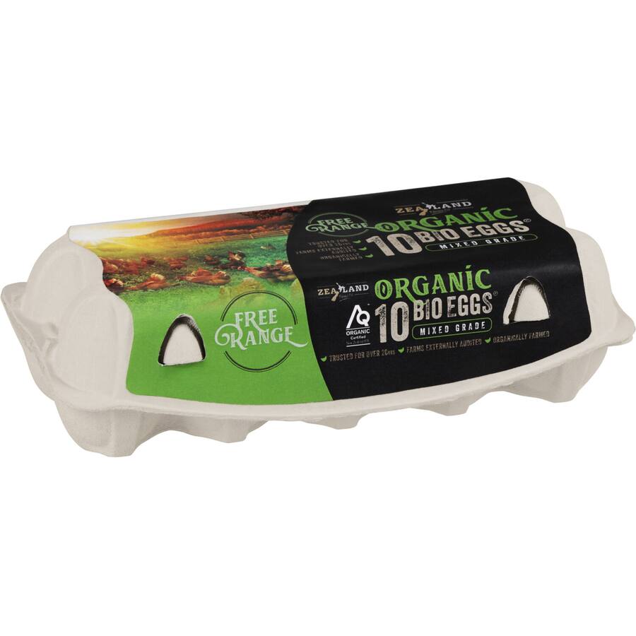 Bio Organic Eggs Free Range Mixed Grade