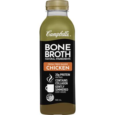 campbells chicken stock bone broth
