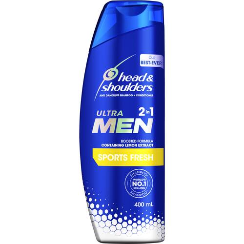 Head & Shoulders Ultra Men Head & Shoulders Ultra Men 2 In 1 Shampoo & Conditioner Sports Fresh
