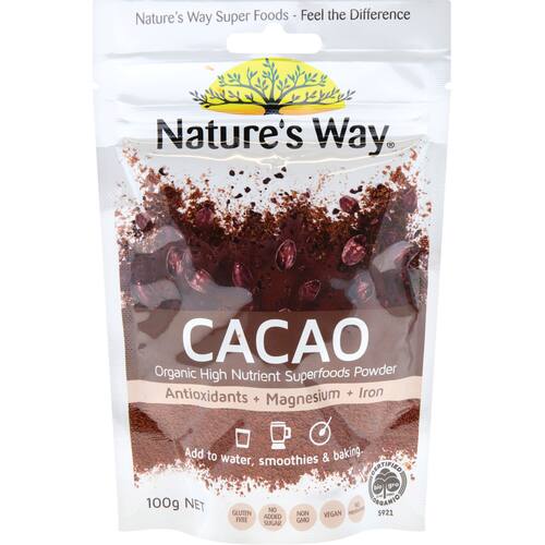 Natures Way Super Foods Cacao Powder