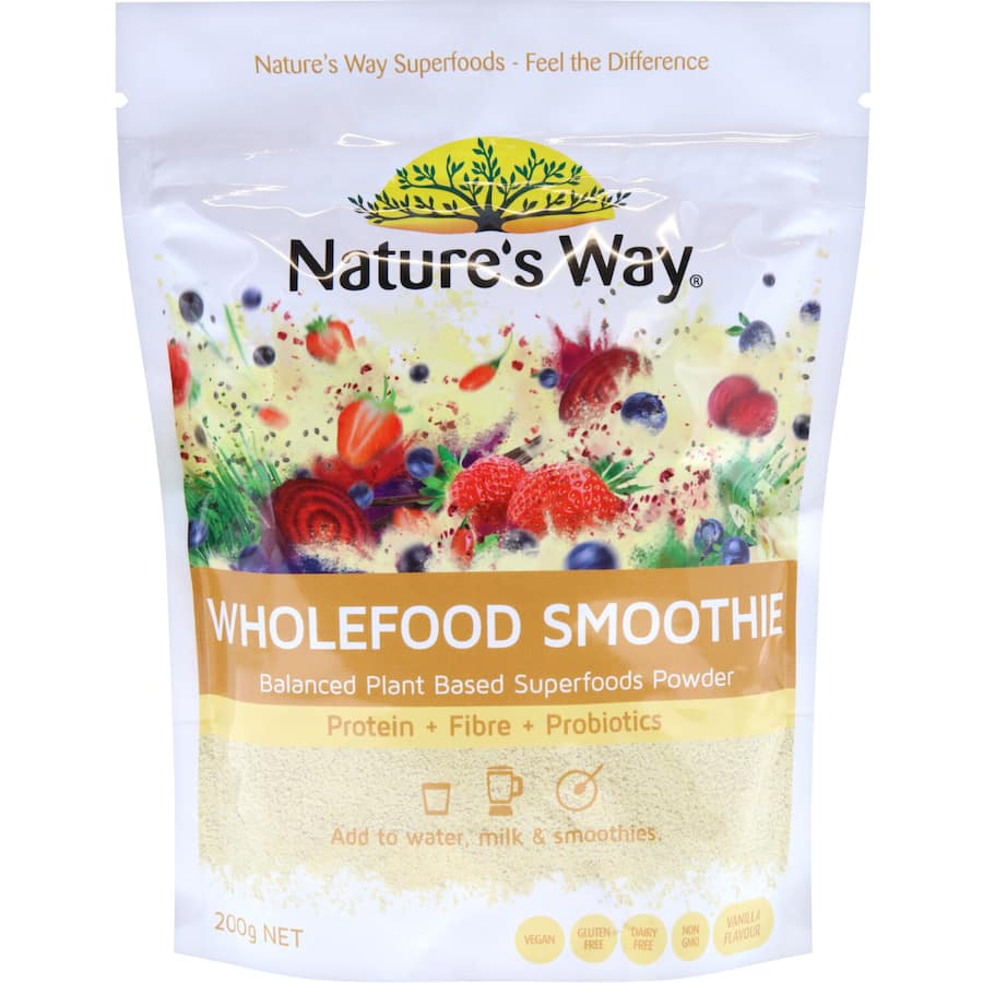 Natures Way Super Foods Smoothie Powder Vanilla