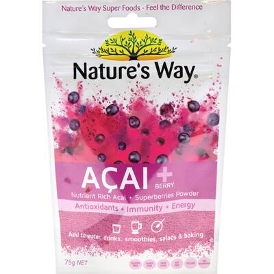natures way super foods acai powder 