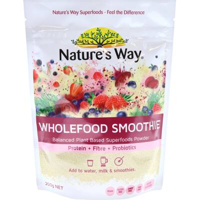natures way super foods smoothie powder berry