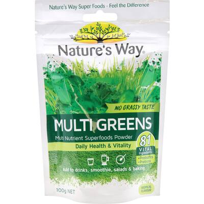 natures way super foods multi greens powder 