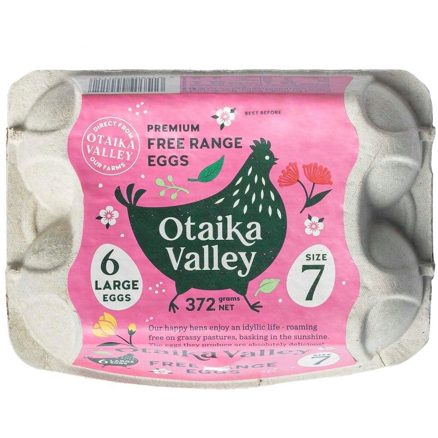 Otaika Valley Eggs Free Range Size 7