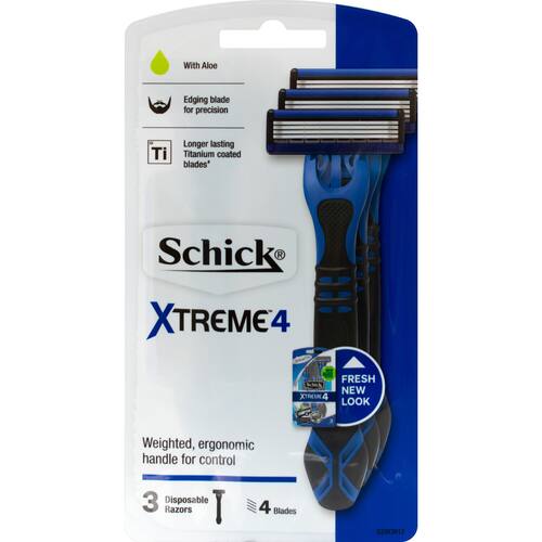 Schick Xtreme 4 Disposable Razors