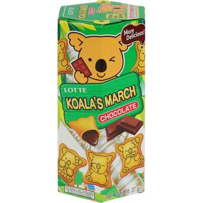 lotte koala's march biscuits chocolate filled