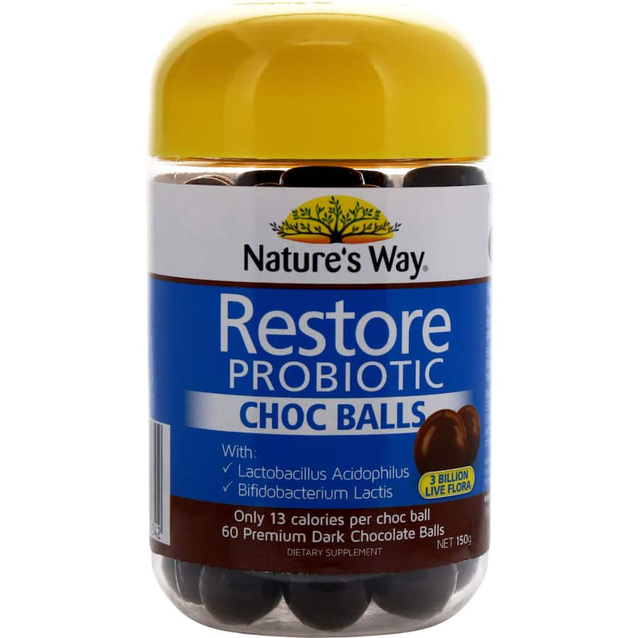 Natures Way Restore Probiotic Chocolate Balls