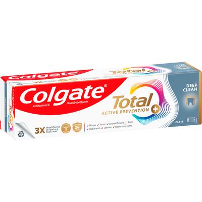 colgate total antibacterial toothpaste deep clean
