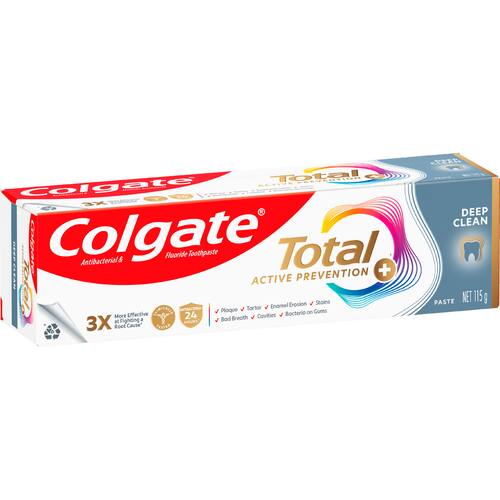 Colgate Total Antibacterial Toothpaste Deep Clean