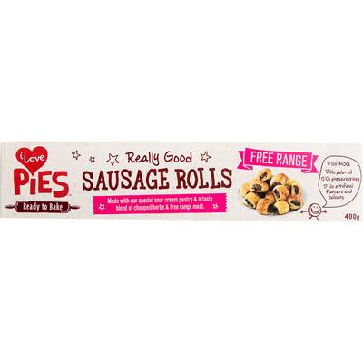 i love pies sausage rolls 