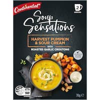 Continental Sensations Instant Soup Pumpkin & Sour Cream 70g