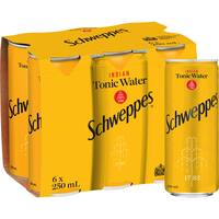 Schweppes 6 pack