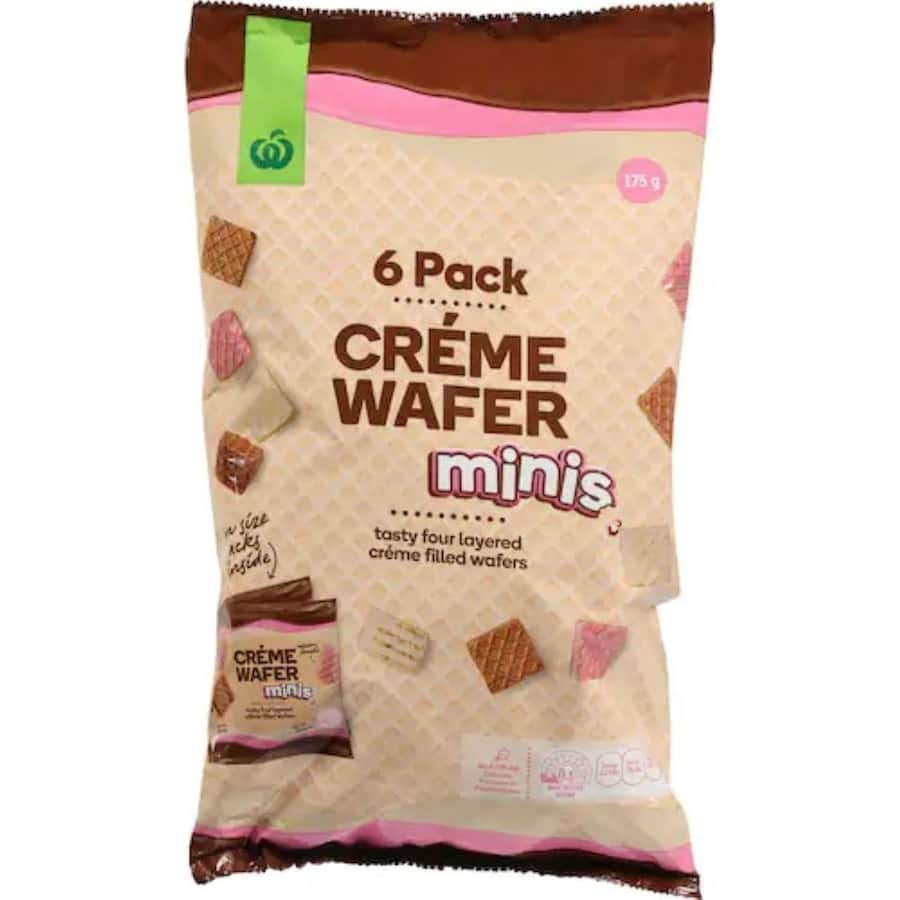 Woolworths Wafers Minis 175G