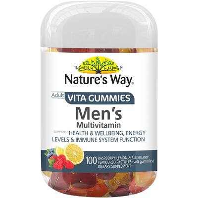 nature's way adult vita gummies mens multi 