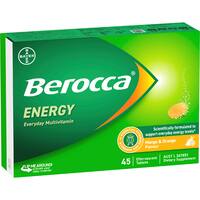 Berocca Performance Effervescent Energy Vitamin C Mango & Orange