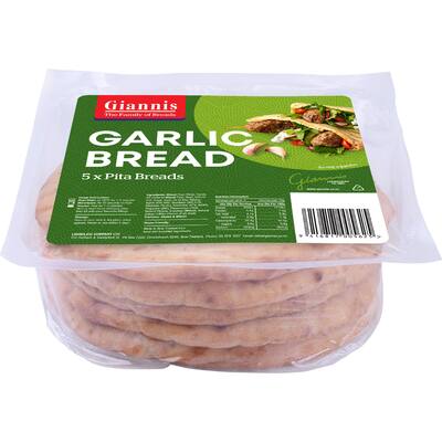 giannis pita bread garlic