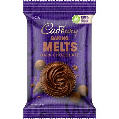 cadbury chocolate baking dark melts