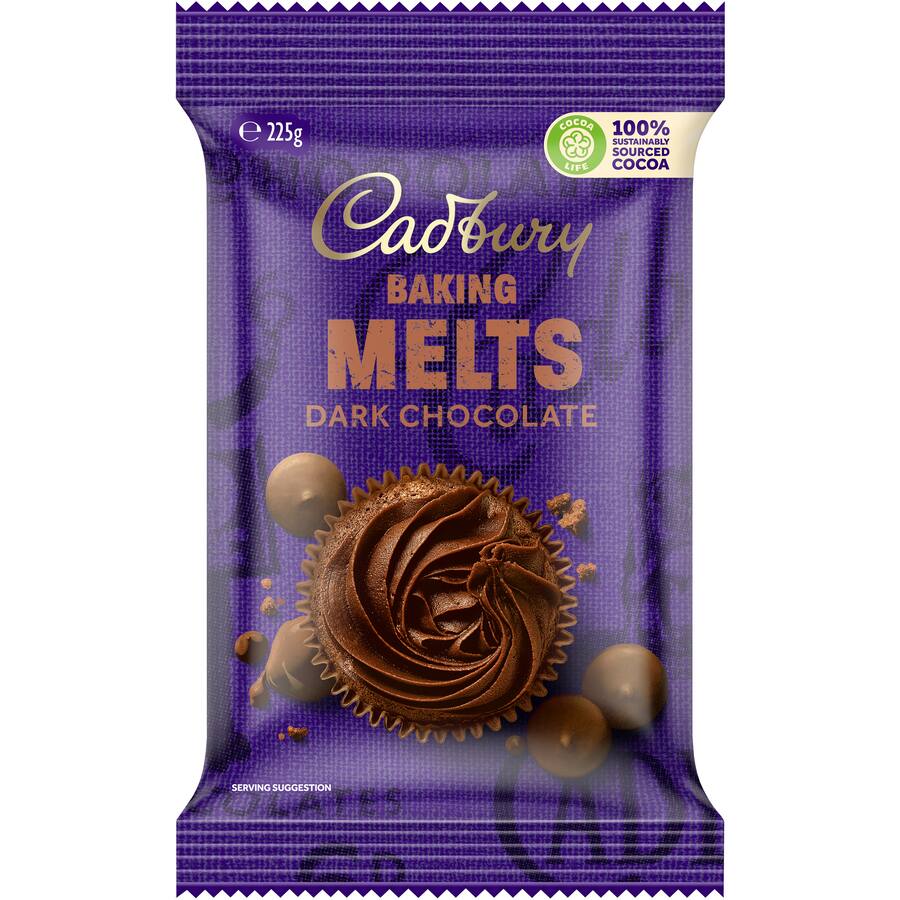 Cadbury Chocolate Baking Dark Melts