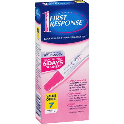 first response pregnancy test kit instream