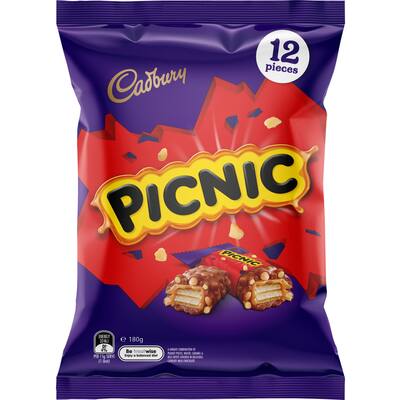cadbury chocolate sharepack picnic