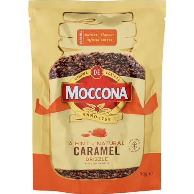 moccona instant coffee caramel refill