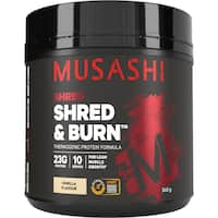 Musashi Shred & Burn Protein Powder Vanilla