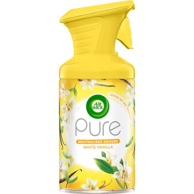air wick pure air freshener spray white vanilla