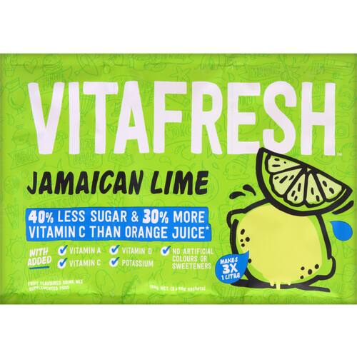 Vitafresh Sachet Drink Mix Jamaican Lime 150g