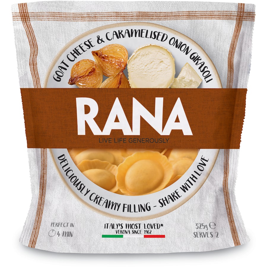 Rana Fresh Pasta Chilled Girasoli Goat Cheese Caramelised Onion