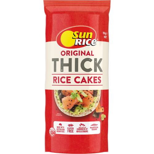Sunrice Thick Rice Cakes Original