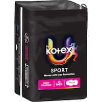 U By Kotex Sport Pads Super With Wings
