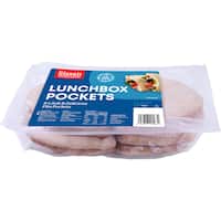 giannis pita bread lunch box pockets 420g