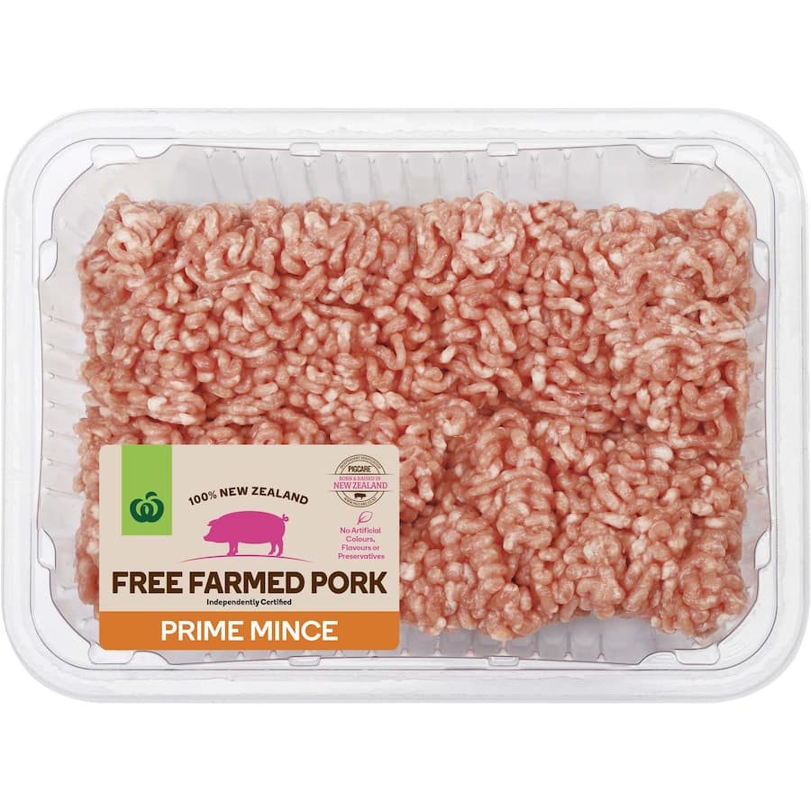 Woolworths Pork Mince Free Farmed