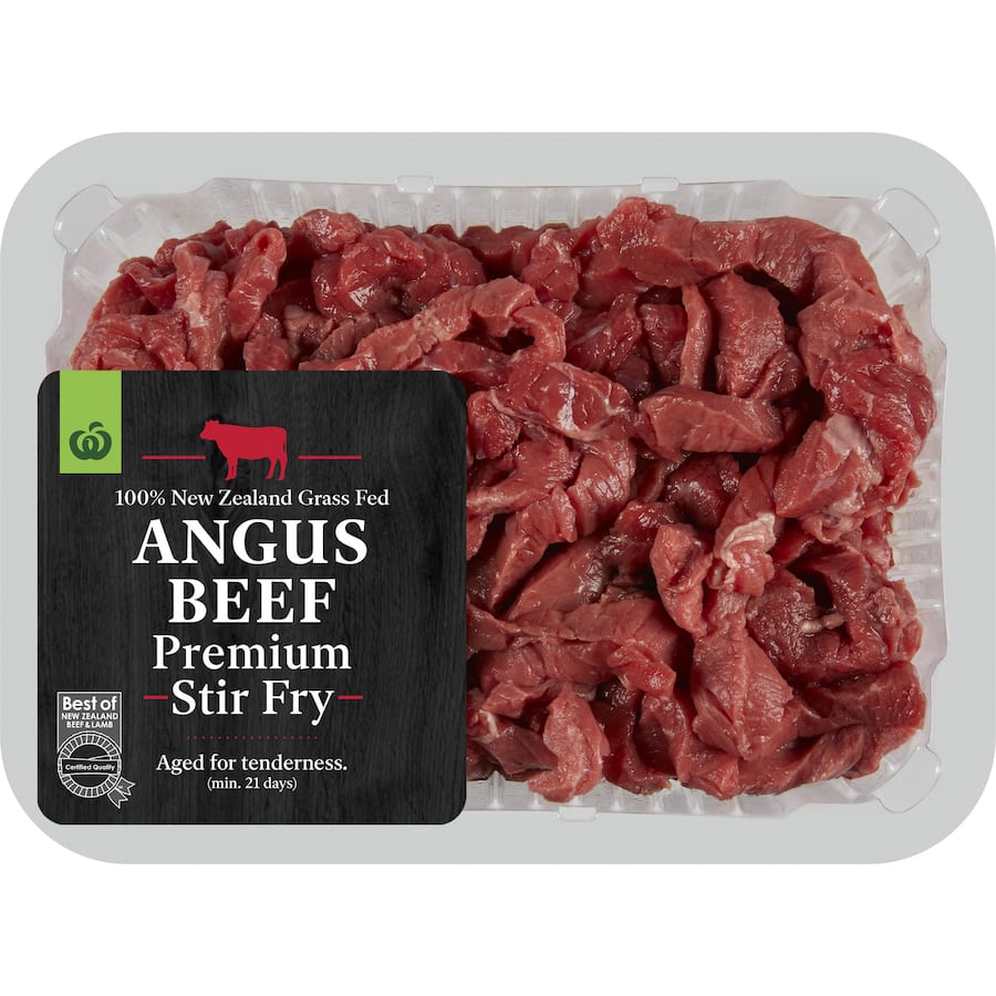 Woolworths Nz Beef Stir Fry Angus Grass Fed