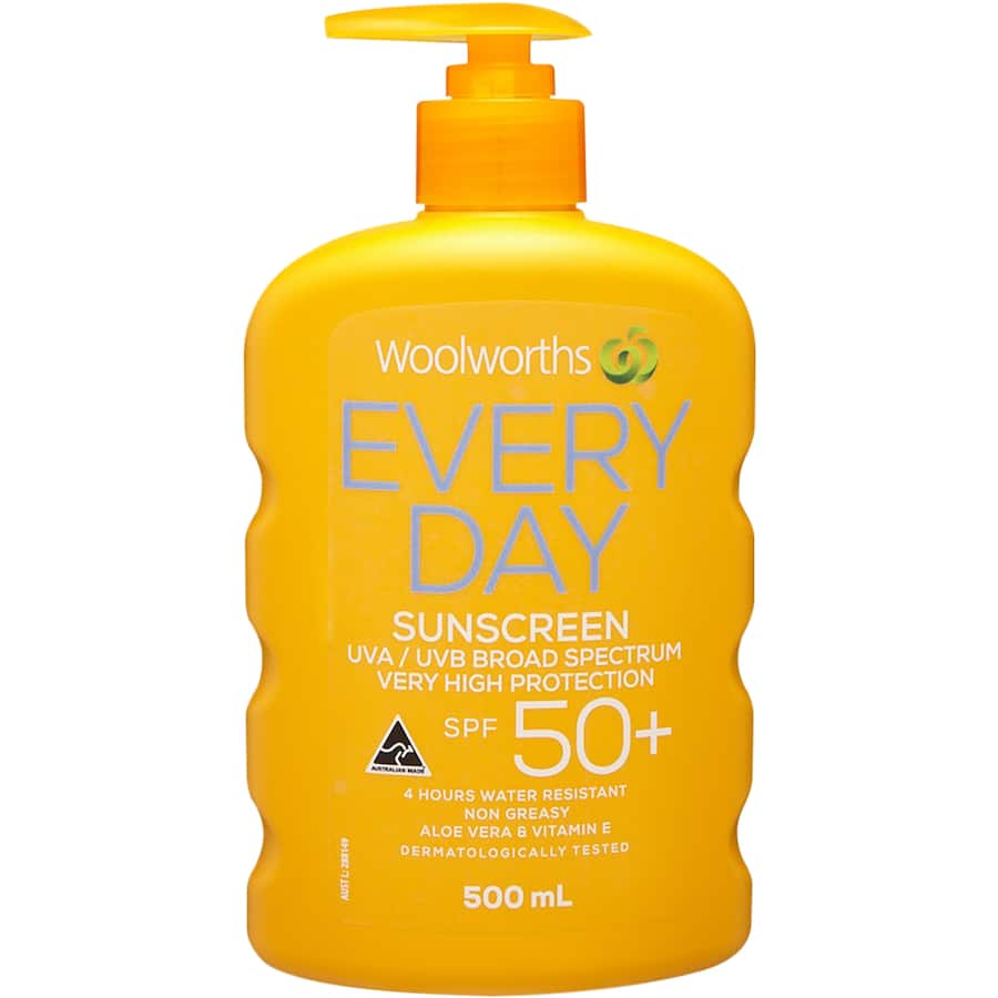 Woolworths Sunscreen Everyday Spf 50+