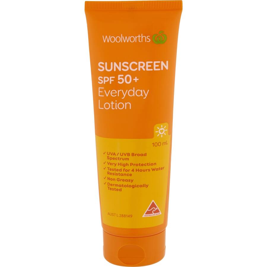 Woolworths Sunscreen Everyday Spf50+