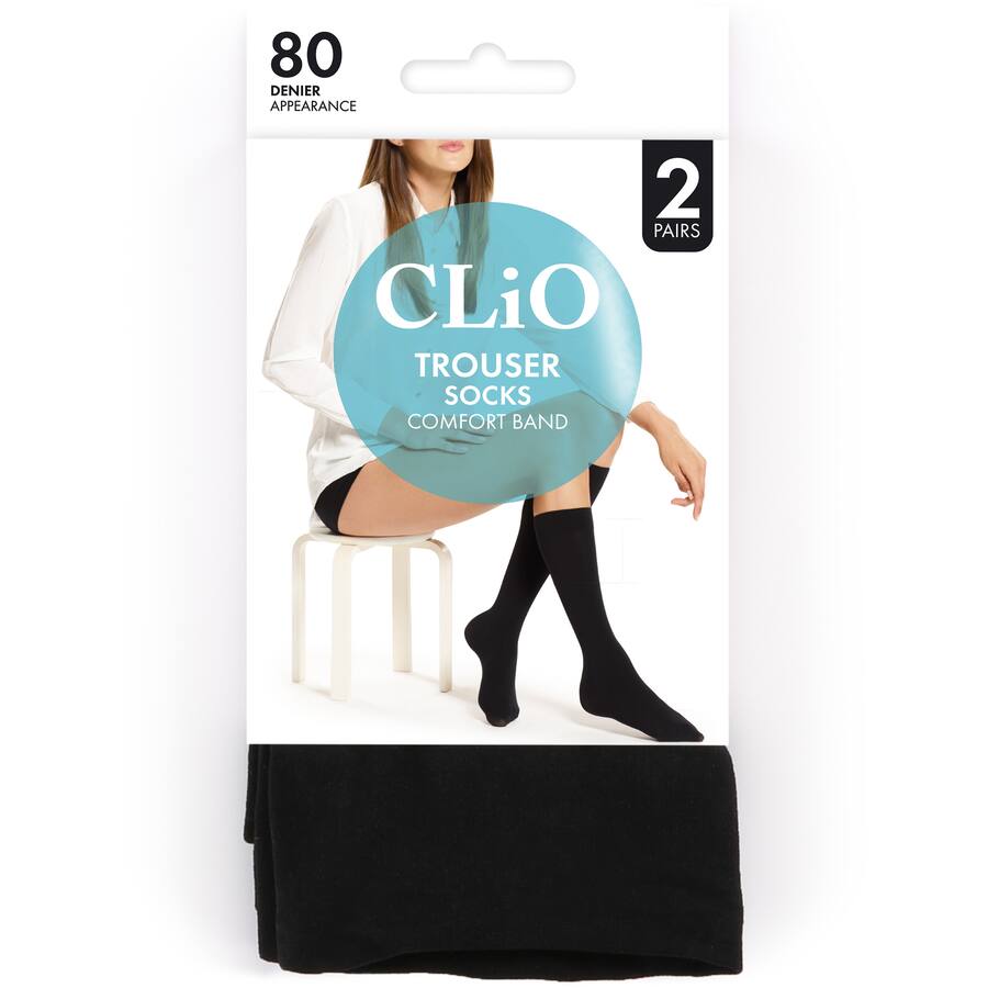 Clio Knee Highs Black One Size
