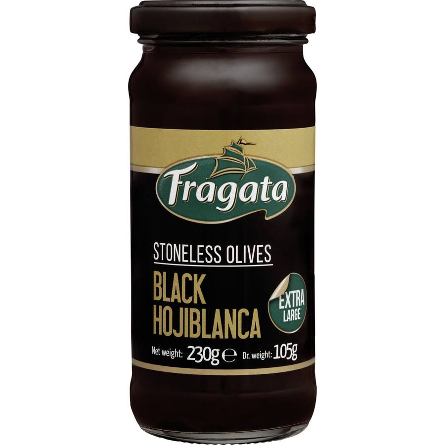 Fragata Olives Pitted Black